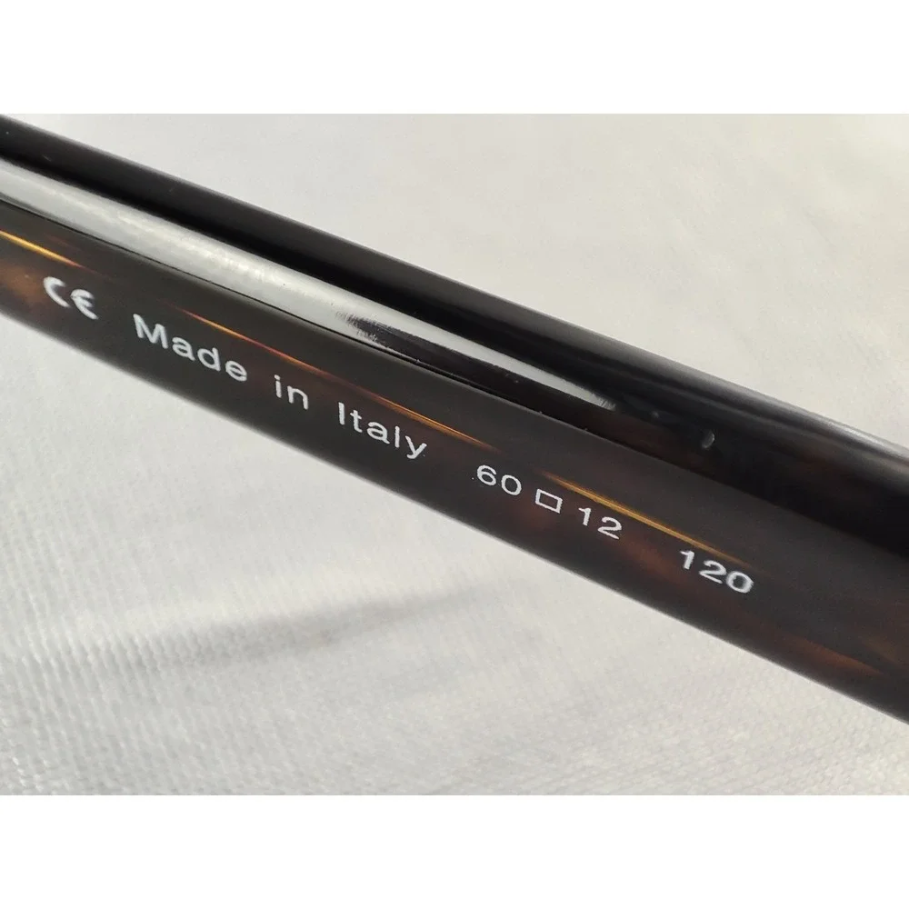 Hugo Boss BOSS 0168/U/S Tortoise Havana Rectangle Wrap Sunglasses Made In Italy